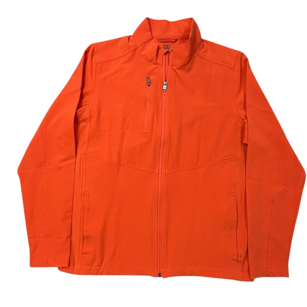 Graham Luxe‎ Kash Men’s Orange Golf Performance Jacket M Poly Spandex